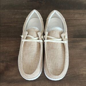 Beige Casual Loafers
